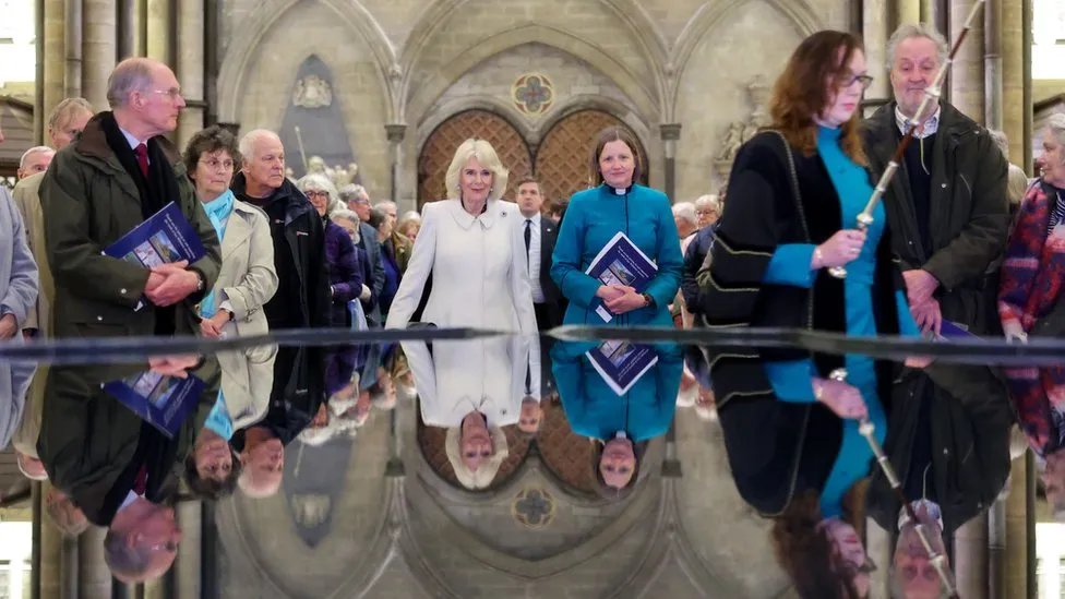 The Queen attended a concert at Salisbury Cathedral. Picture: PA