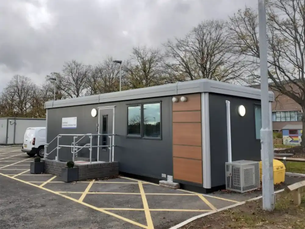 A similar welfare facility installed at Southmead Hospital in Bristol. Picture: Portakabin/Wiltshire Council