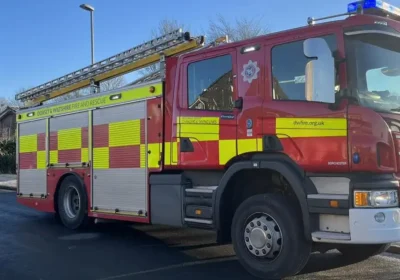 Crews from Ludgershall and Amesbury were sent to the house in Tidworth after it was struck by lightning