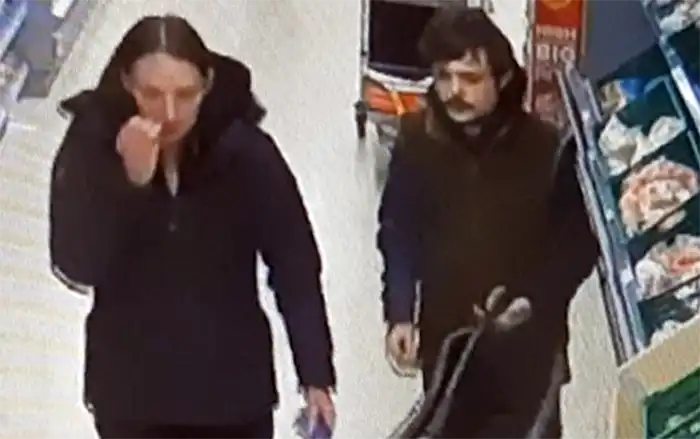 Police are keen to trace these people after thefts from Co-op in Fordingbridge. Picture: Hampshire Police