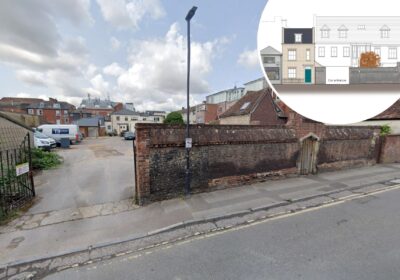 The former car park site in Rollestone Street, Salisbury. Picture: Atlas/Wiltshire Council