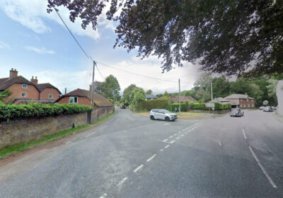 The Stratford Tony road near Salisbury was closed this morning after a crash. Picture: Google