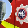 The fire was in a grain silo in Winterslow, near Salisbury