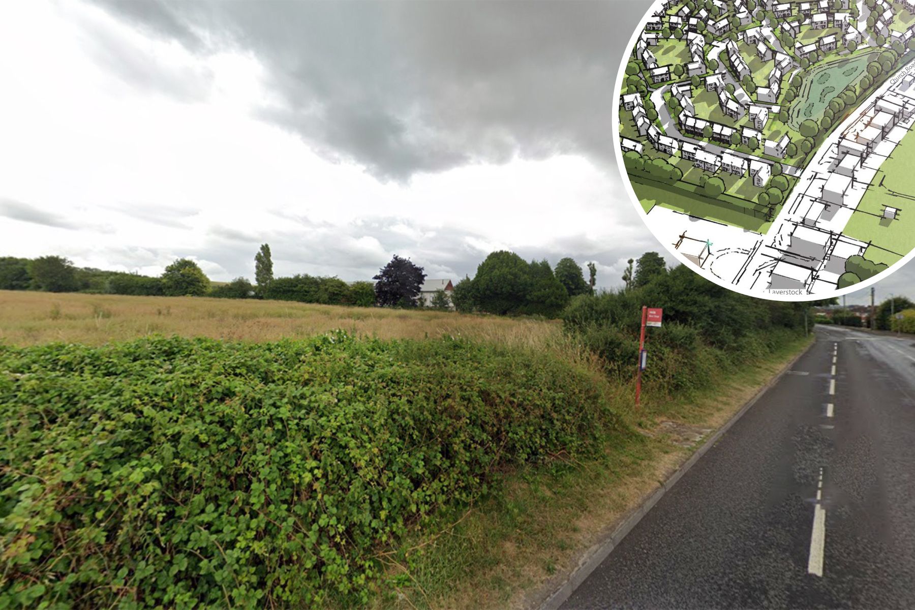 Plans for 135 new homes and 50space car park in Laverstock submitted