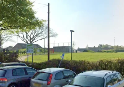 The graffiti was found at the Carvers Recreation Ground in Ringwood. Picture: Google