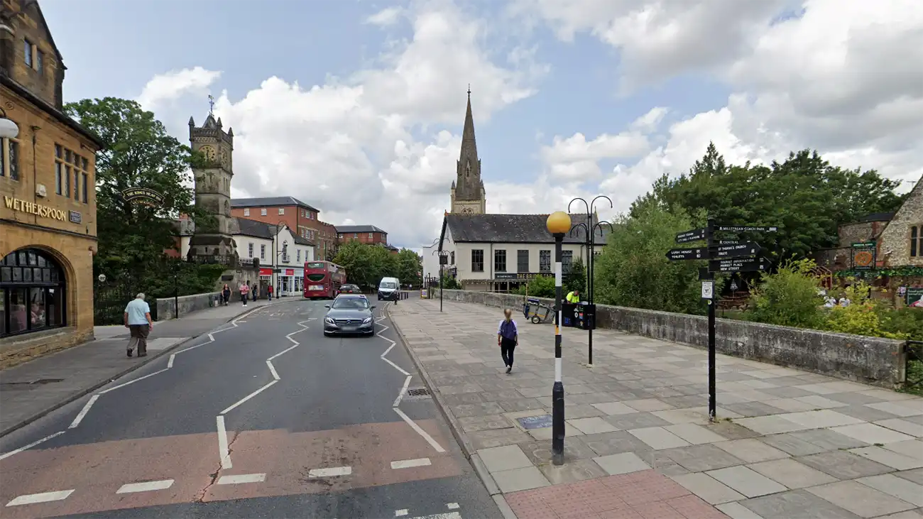 The busy bridge in Fisherton Street will be resurfaced as part of the gateway improvements. Picture: Google