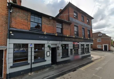 The incident happened outside the Huntsman Tavern, in Gigant Street, Salisbury. Picture: Google