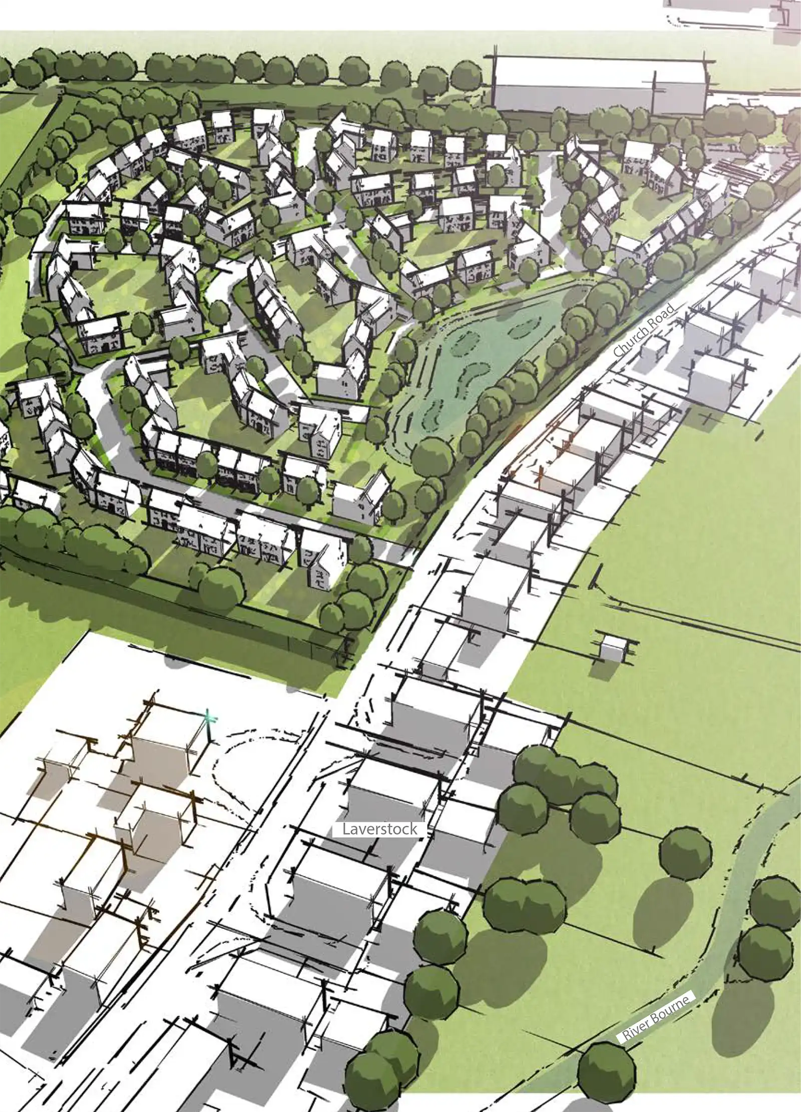 How the new development could look. Picture: Hallam Land Management