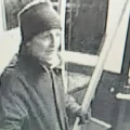 CCTV caught Lynne getting off a bus near Downton on March 21. Picture: Wiltshire Police