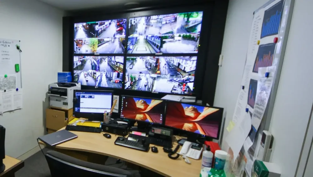 The Salisbury CCTV control room is getting an upgrade. Picture: Spencer Mulholland