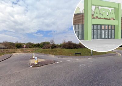 The proposed site of a new Asda and coffee drive-thru in Salisbury