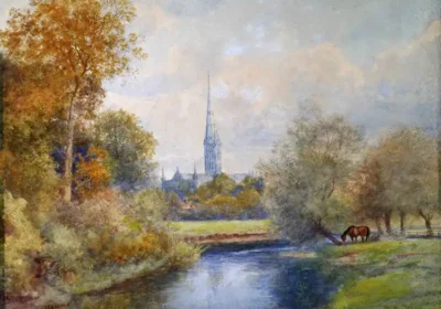 Salisbury Cathedral, by Edwin Young