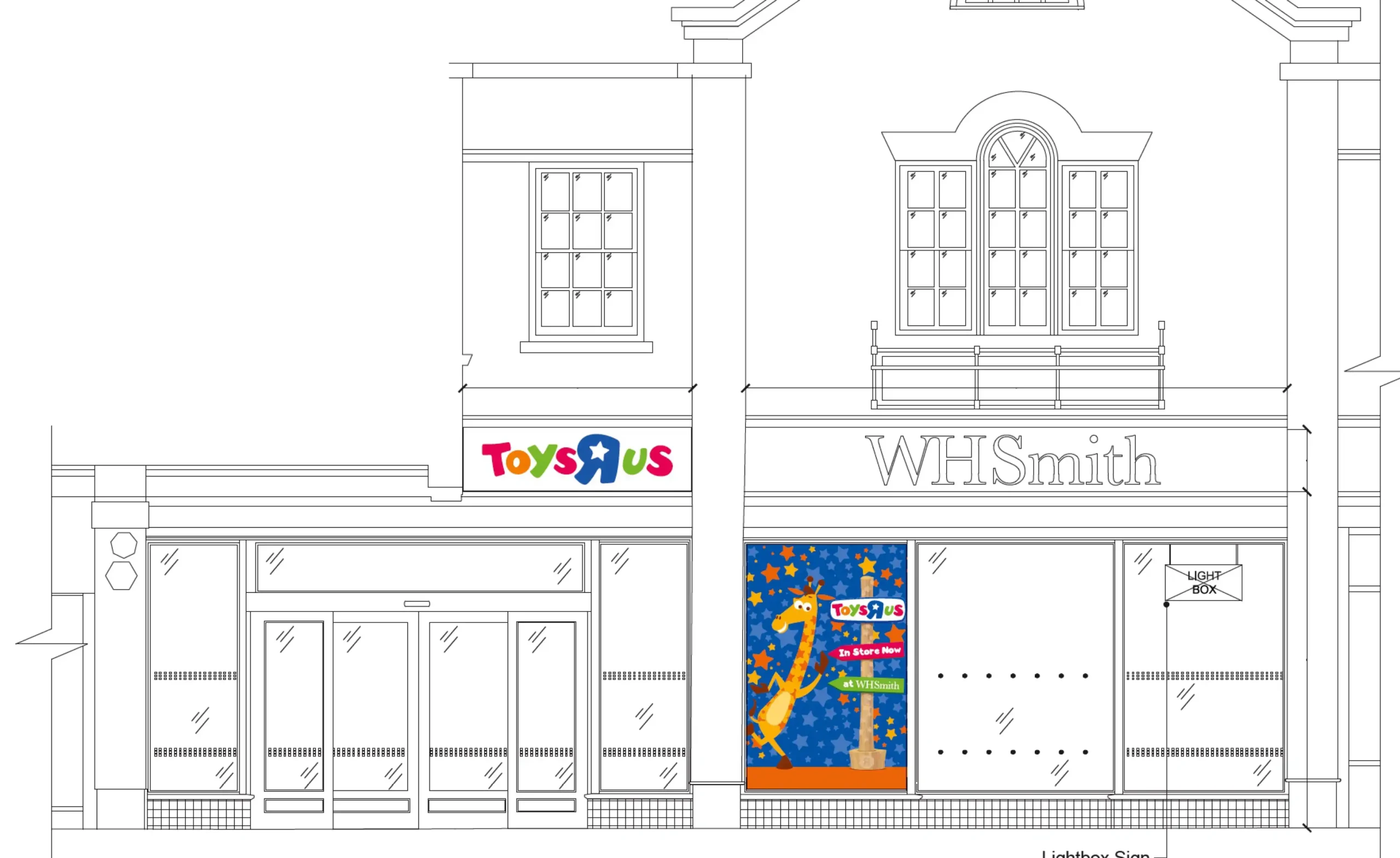 The new Toys 'R' Us store will be at WH Smith in the Old George Mall, Salisbury. Picture: Greens/Wiltshire Council