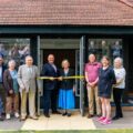 Dan and Fiona Brunton officially opened the new hall