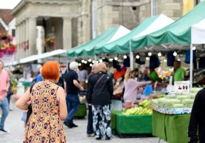 Traders are returning to Market Place in Salisbury this week. Picture: Salisbury City Council