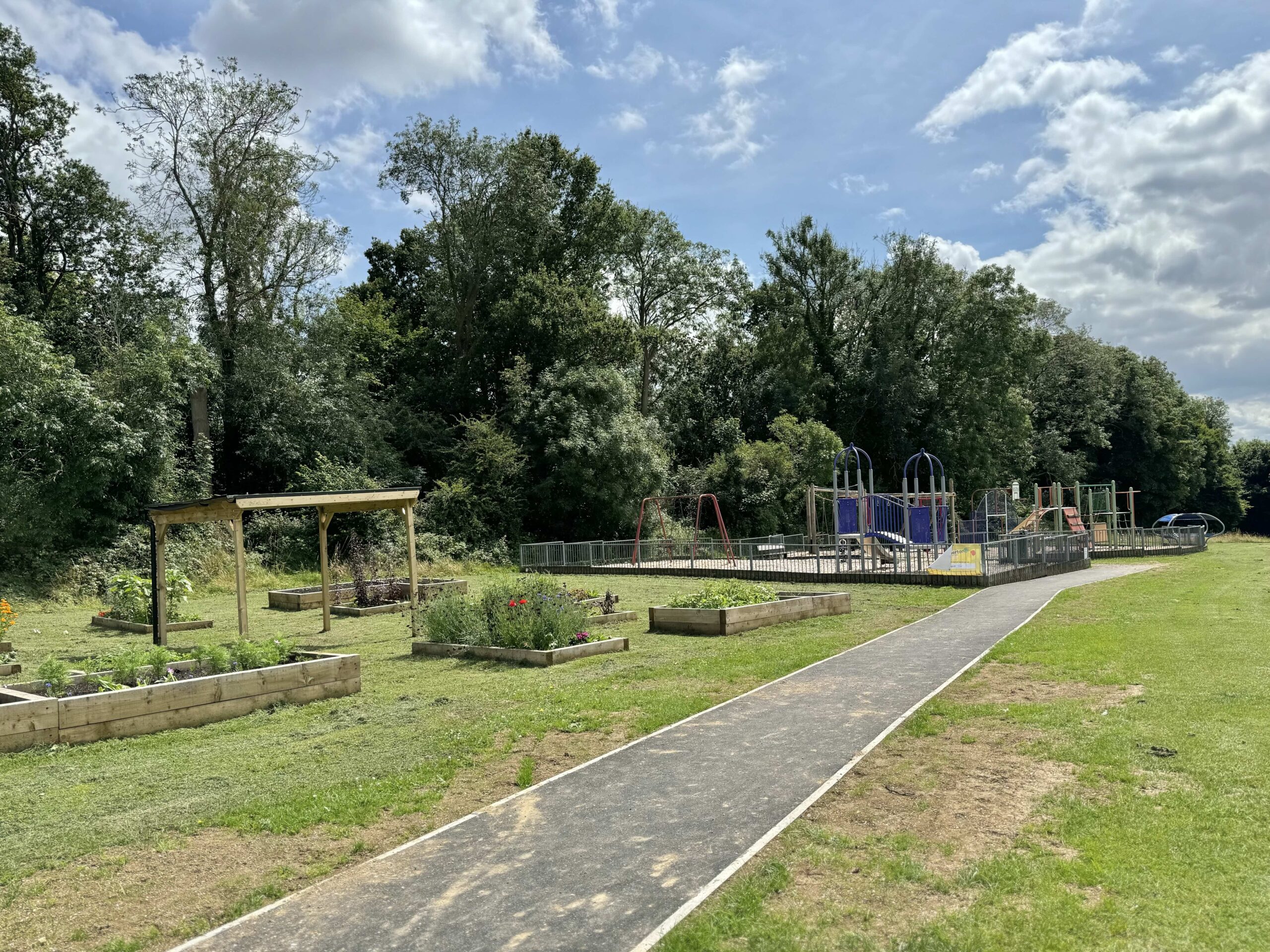 The new path at Pinewood Way Picture: Salisbury City Council