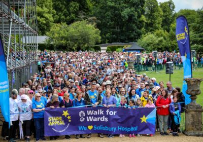 Crowds getting ready for the Walk for Wards Picture: Simon Ward, Spencer Mulholland, Donald Capewell