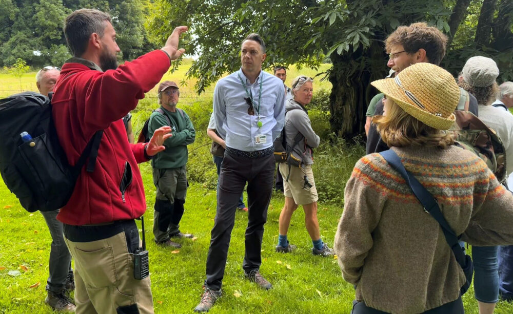 Wiltshire tree wardens got some top advice from experts at Stourhead. Pictures: Wiltshire Council