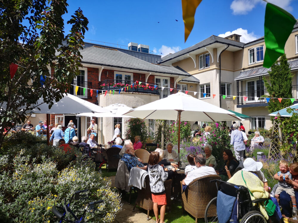 The Braemar Lodge community garden party in full swing Picture: Colten Care