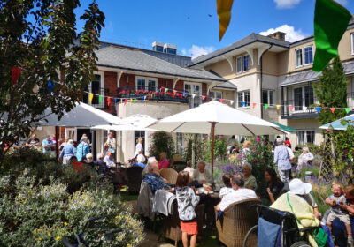 The Braemar Lodge community garden party in full swing Picture: Colten Care