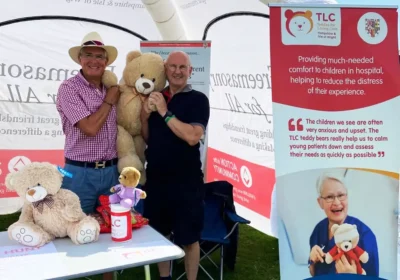 The Vale of Avon Lodge hosted a fundraising stall at Damerham Village Fair