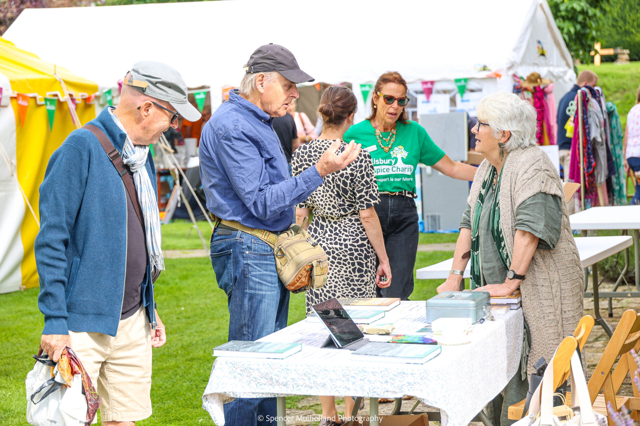 There are lots of stalls for people to browse Picture: Spencer Mulholland