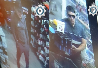 Police want to identify these two people Picture: Salisbury Police