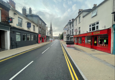 Fisherton Street will temporarily remain one-way until the completion of works on South Western Road, which are expected to conclude by mid-October Picture: Wiltshire Council