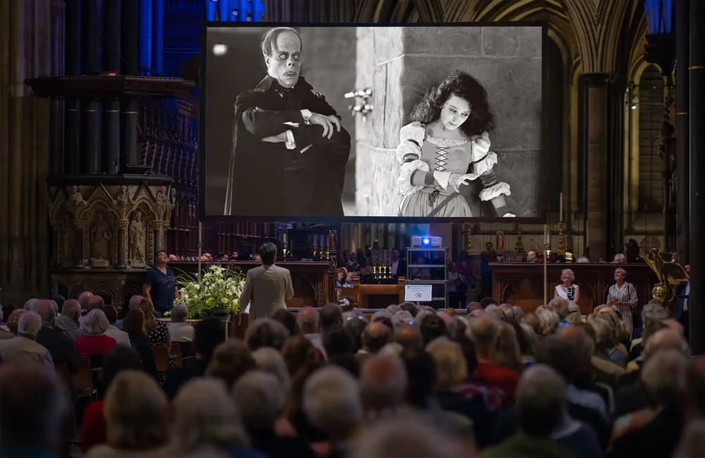 The Phantom of the Opera will be screened at Salisbury Cathedral on October 5