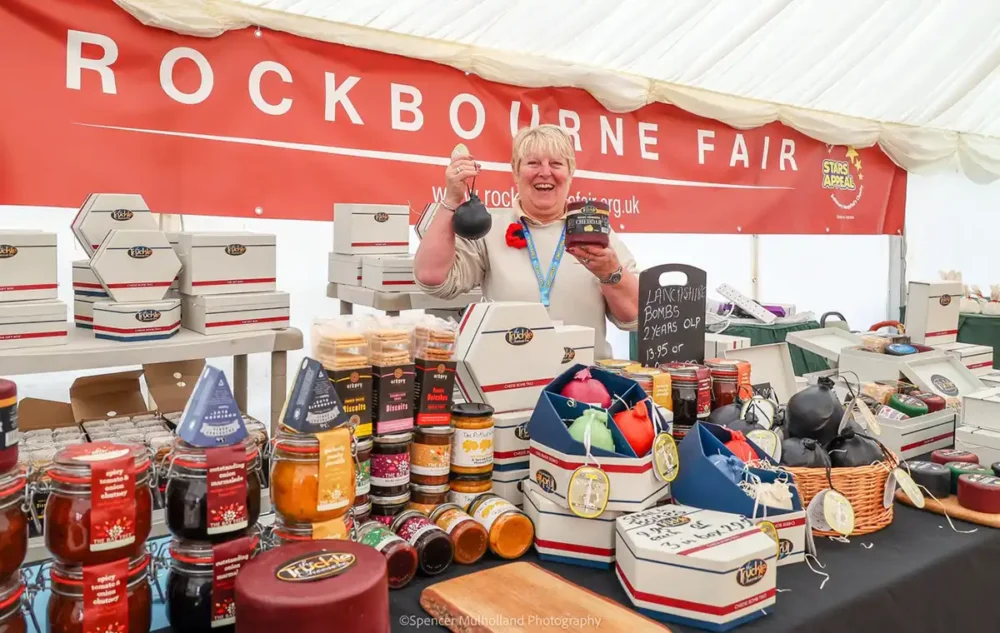 More than 100 stalls are on offer at the Rockbourne Fair, at Salisbury Racecourse. Picture: Spencer Mulholland