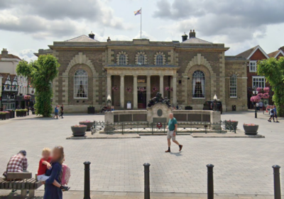 Police are appealing for anyone who witnessed the incident outside the Guildhall Picture: Google Maps