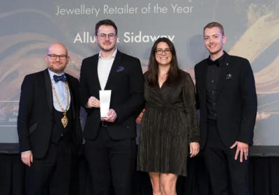 Jack Allum and Tracey Yeatman, directors at Allum & Sidaway, accepted the award on the night