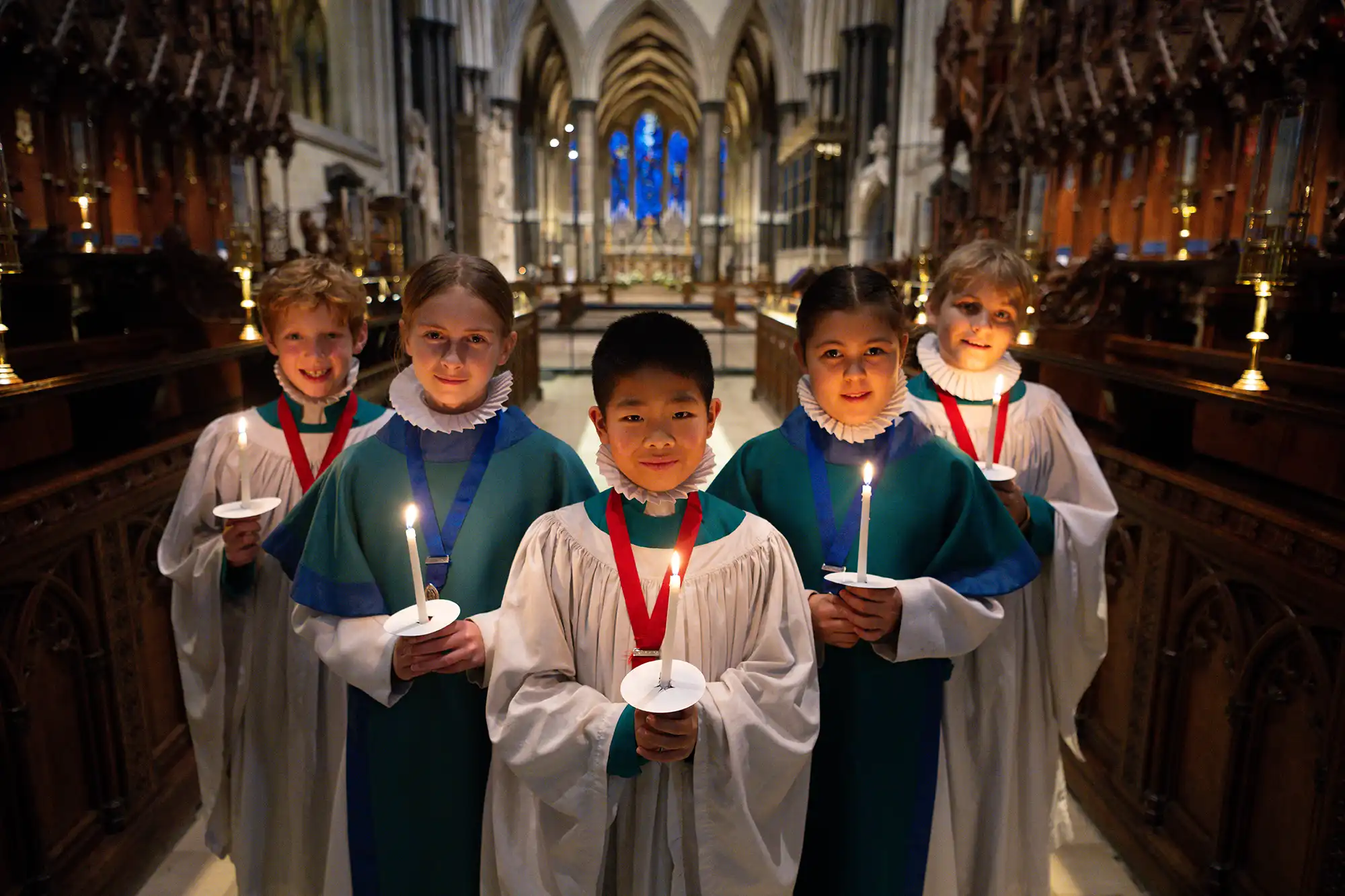 The Salisbury Cathedral choir will be out in force during the festive season. Picture: Finnbarr Webster