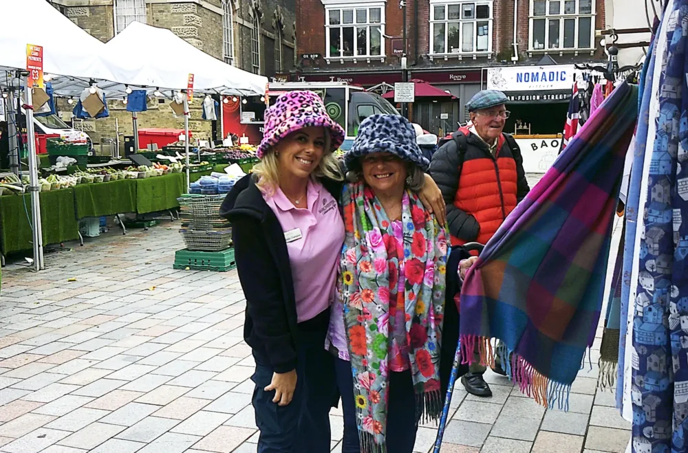 Wilton Place residents took a trip to Salisbury Market