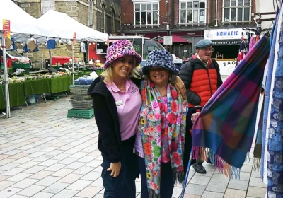 Wilton Place residents took a trip to Salisbury Market