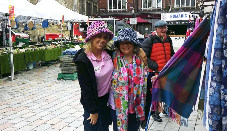 Wilton Place residents took a trip to Salisbury Market