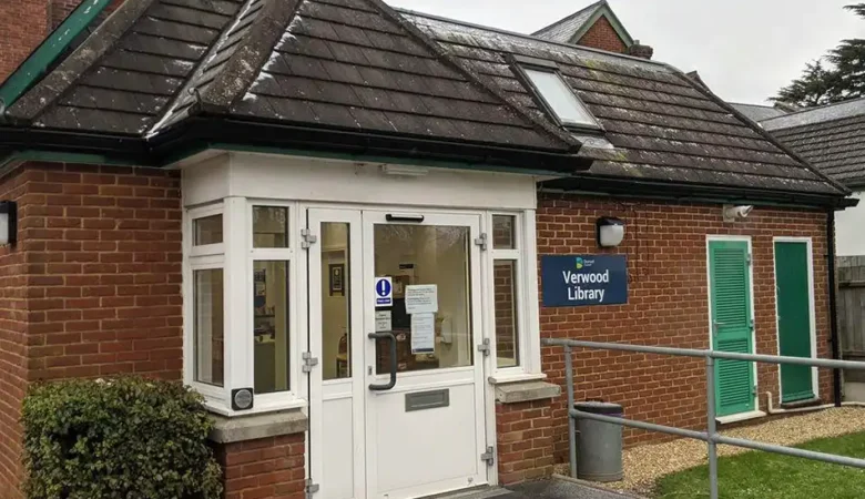 Verwood Library will be closed during the building work. Picture: Dorset Council