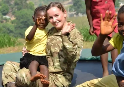 Julie-Anne Fulford in Sierra Leone