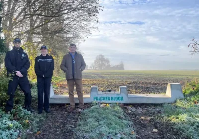 The first poacher block has been installed in Wiltshire. Picture: Wiltshire Police