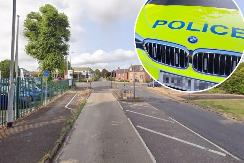 Police eventually stopped the vehicle in The Portway, Old Sarum. Picture: Google