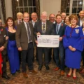 Wilton Rotary Club members with president Andy Rhind-Tutt presenting a cheque to the Stars Appeal, with guest speaker, Lord Lieutenant Mrs Sarah Troughton. Picture: Spencer Mulholland