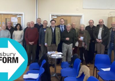 Members at the first meeting of the branch Picture: Salisbury Reform UK