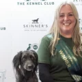 Liz and Maggie after their win. Picture: Sean Cameron/The Kennel Club