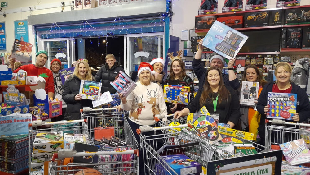 The trolly dash at Smyth Toy Superstore Picture: Salisbury Radio