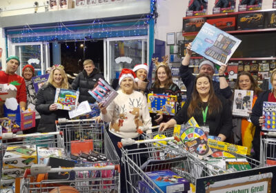 The trolly dash at Smyth Toy Superstore Picture: Salisbury Radio