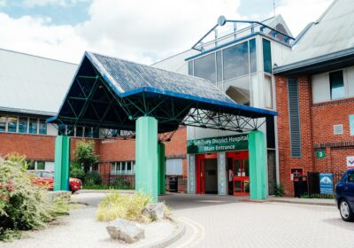 Salisbury District Hospital has warned people it is "very busy"