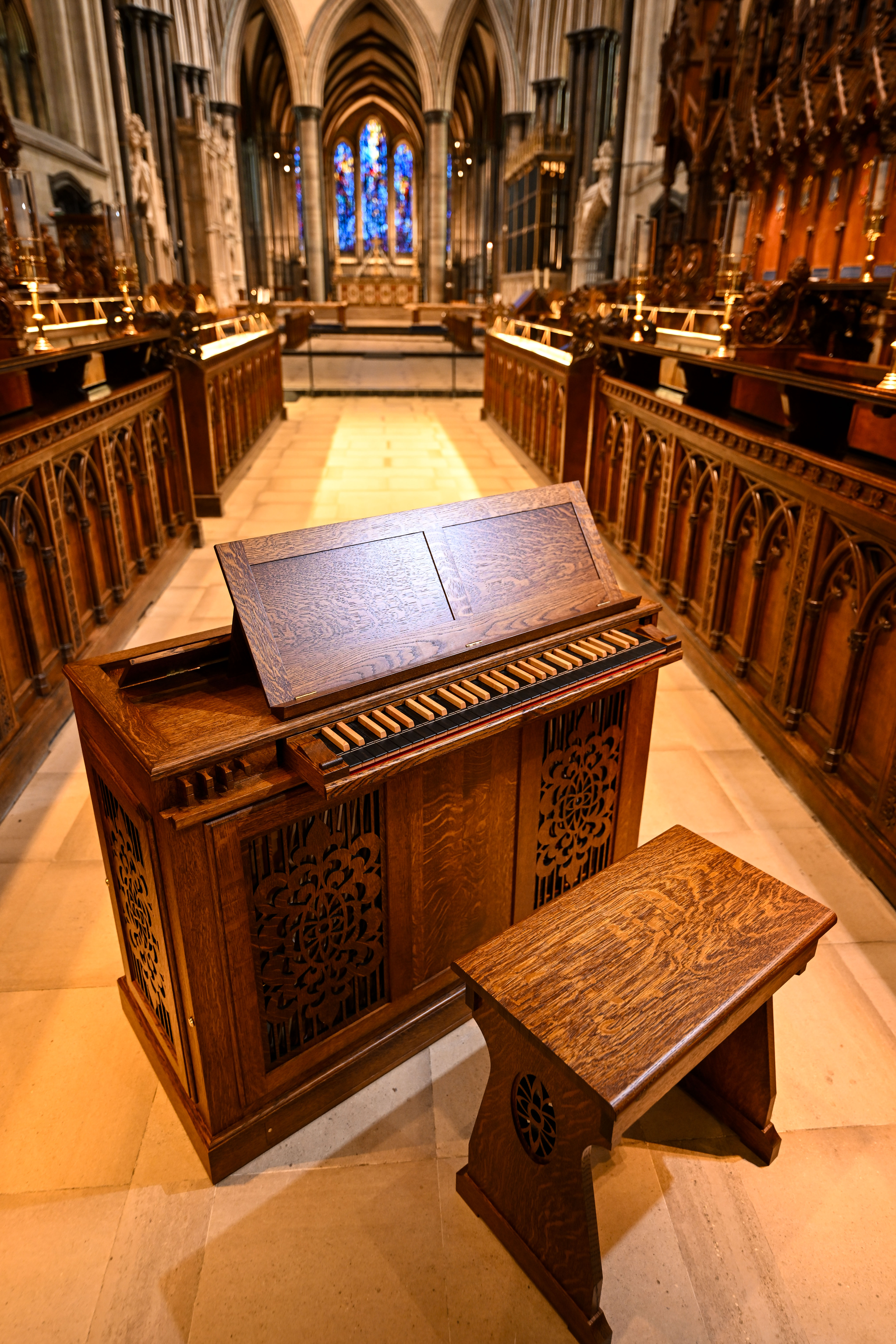 The organ was first used in December Picture: Finnbarr Webster