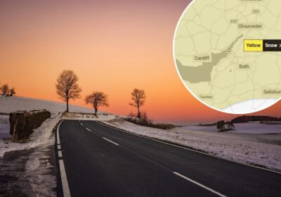 Snow could be set to fall across Salisbury and Wiltshire this weekend. Picture: Met Office