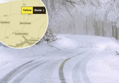 Snow could hit Salisbury and the surrounding areas on Wednesday. Picture: Met Office