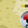 Weather warnings are in place for much of Wiltshire, Dorset and Somerset. Picture: Met Office